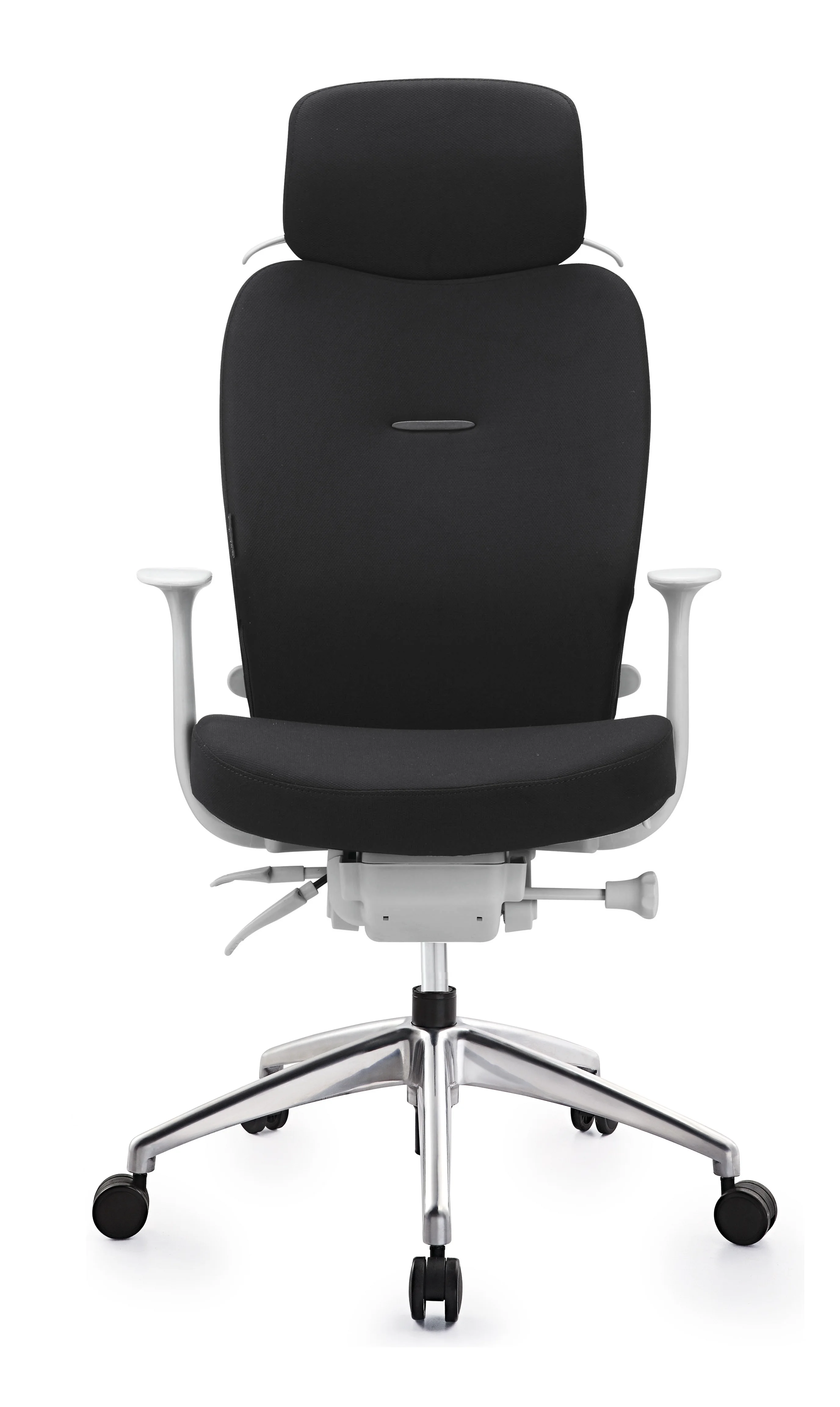 Home Office Chair Ergonomic Design with Aluminum Base Contemporary Manager Chair Adjustable Seat