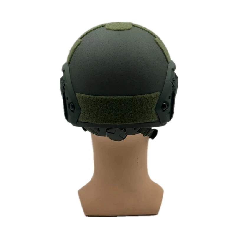 Fast PE NIJ IIIA High Shear Ballistic Helmet, XP Shear Tactical Helmet, Dial with Green Bulletproof Helmet