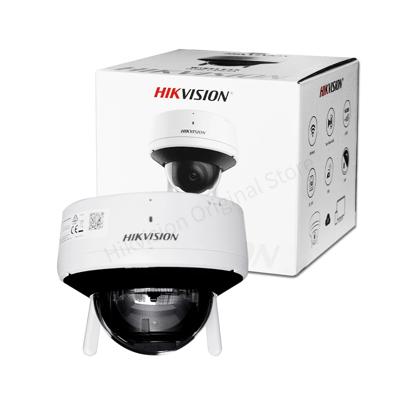 Hikvision 4MP Wifi Dome IP Camera DS-2CV2141G2-IDW Outdoor Two-way Audio Wireless 2K Security CCTV Night Vision Motion Detection