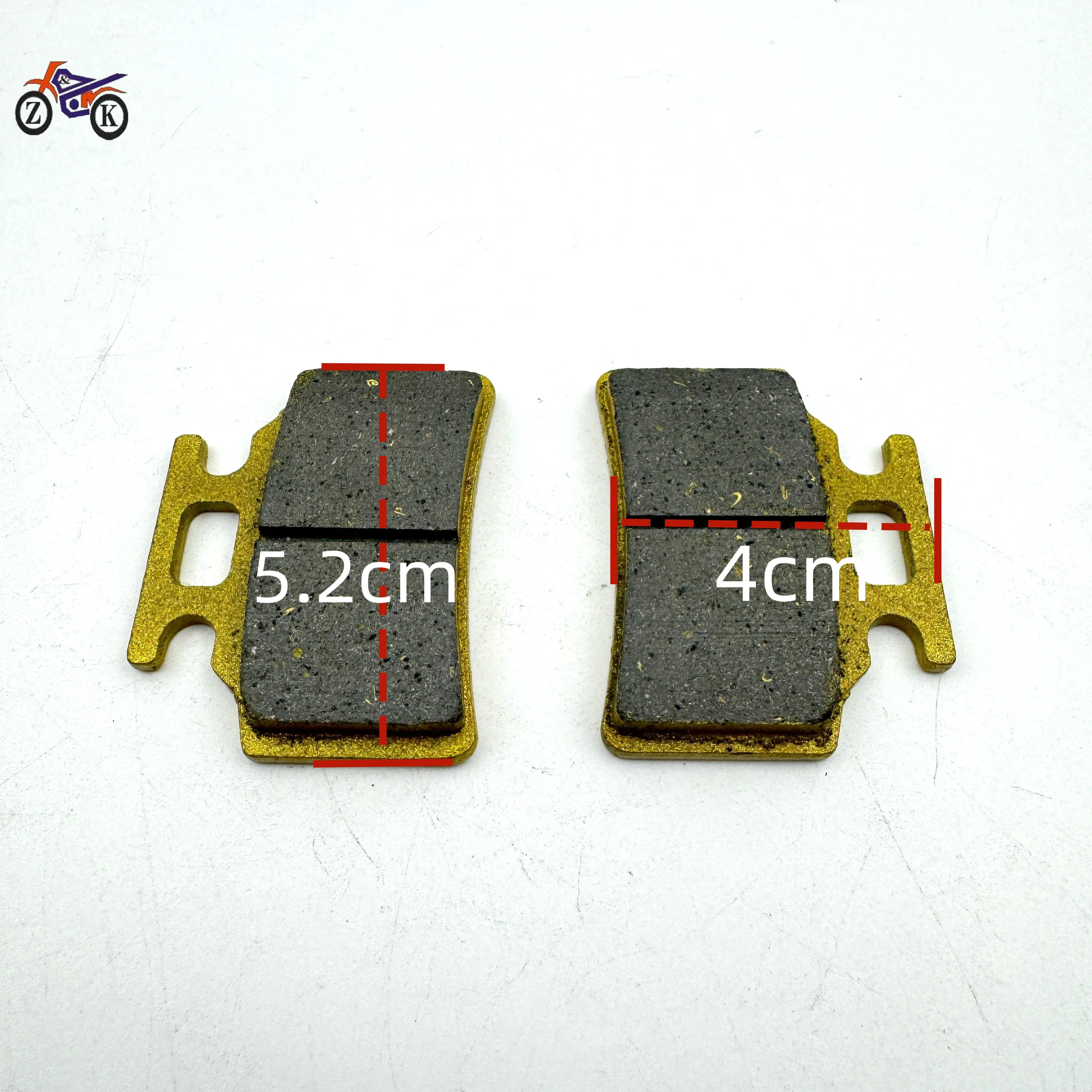 1 pcs Pack Bicycle Brake Pad Electric Vehicle Semi-metallic Brake Pads Electric Bikes Scooters Wear-resistance Brake Pads Parts