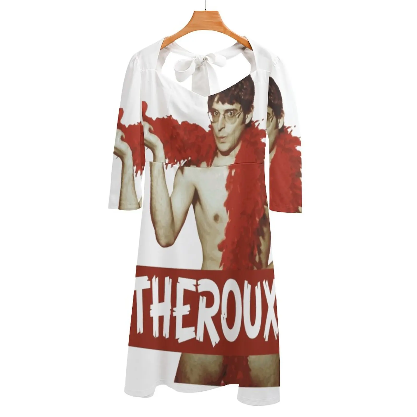 Louis Theroux Square Neck Dress Summer Dress Women Elegant Halter Print Dress Weird Louis Theroux Louis Theroux Funny