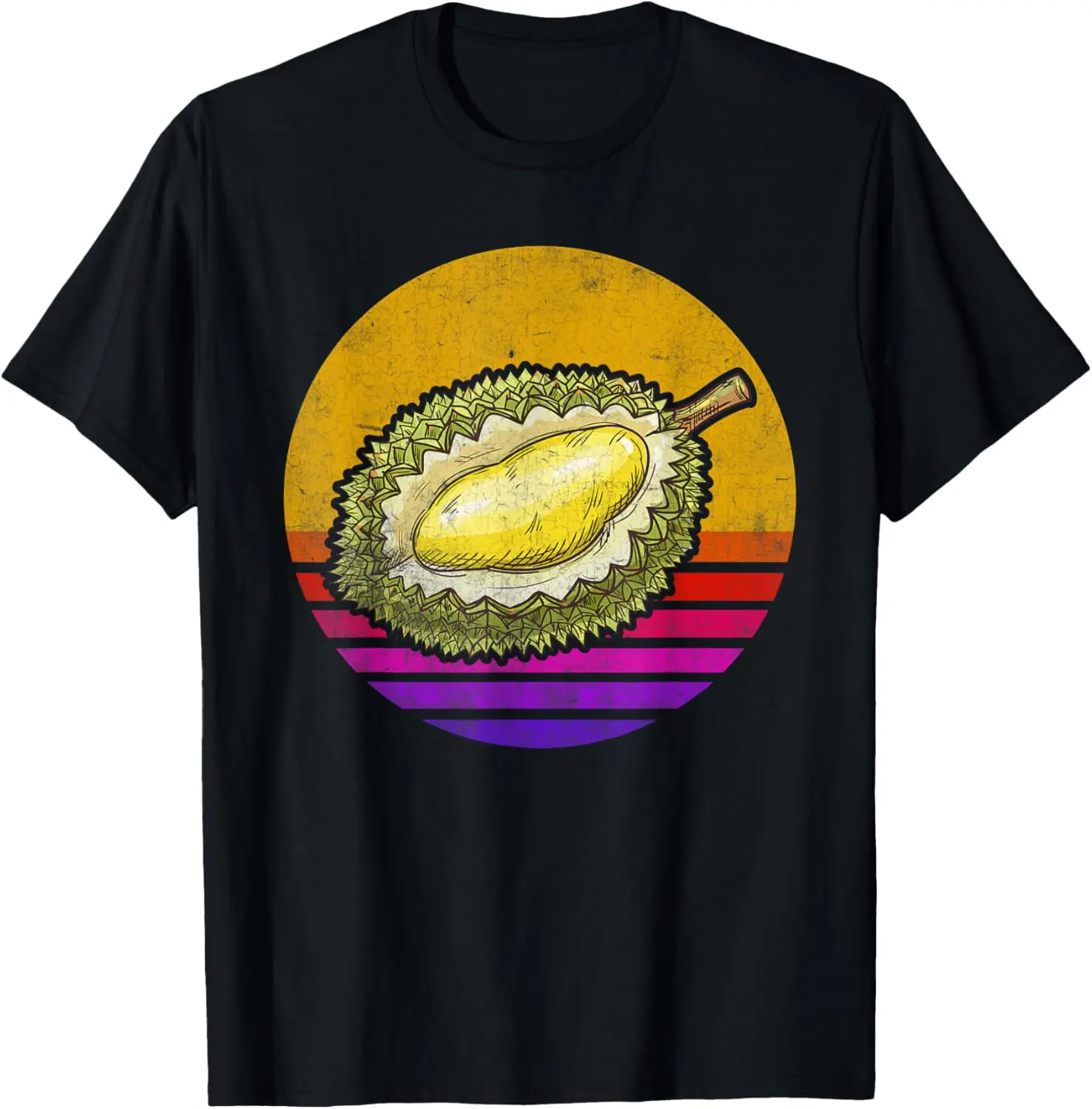 

Vintage Retro Durian , Cute Durian Fruit T-Shirt