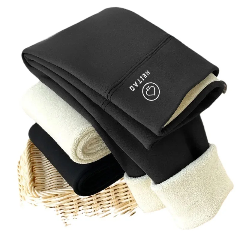 المرأة عالية الخصر Fce اصطف جلد arkskin اليوغا السراويل ثي الدافئة الساق التخسيس الخريف الشتاء تسعة قطع Cosite النسيج السراويل