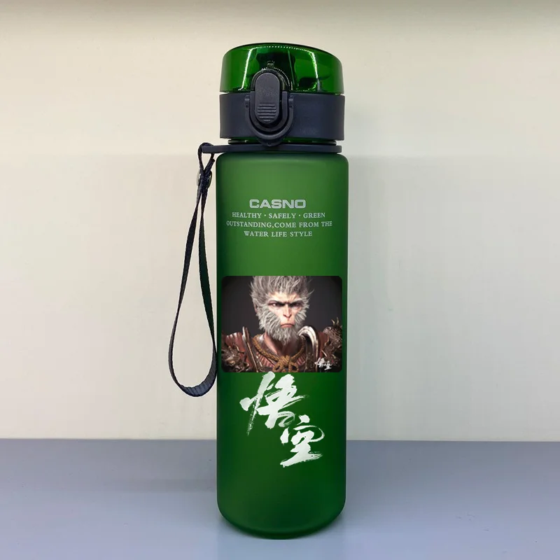 Black Myth WuKong 560ML Anime Water Cup Children Portable Plastic Water Cup Adult Outdoor Sports Multicolor Water Bottle Gift