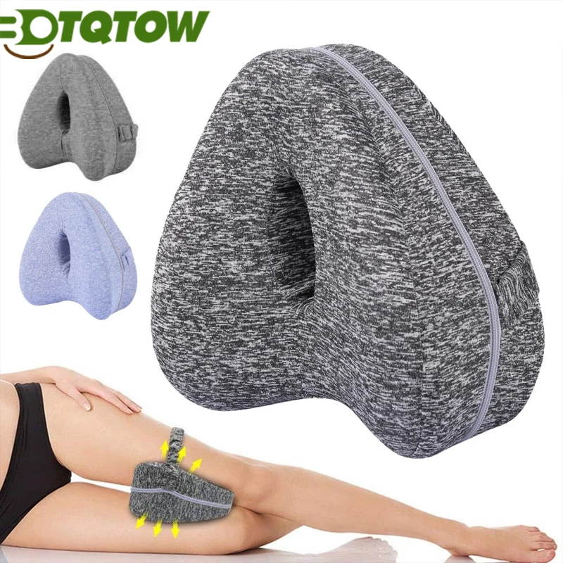 1PC Knee Leg Pillows Foam Support Pillow for Sleeping,Back Pain,Leg Pillow for Sleeping On Side,Memory Foam Cushion Knee Pillows