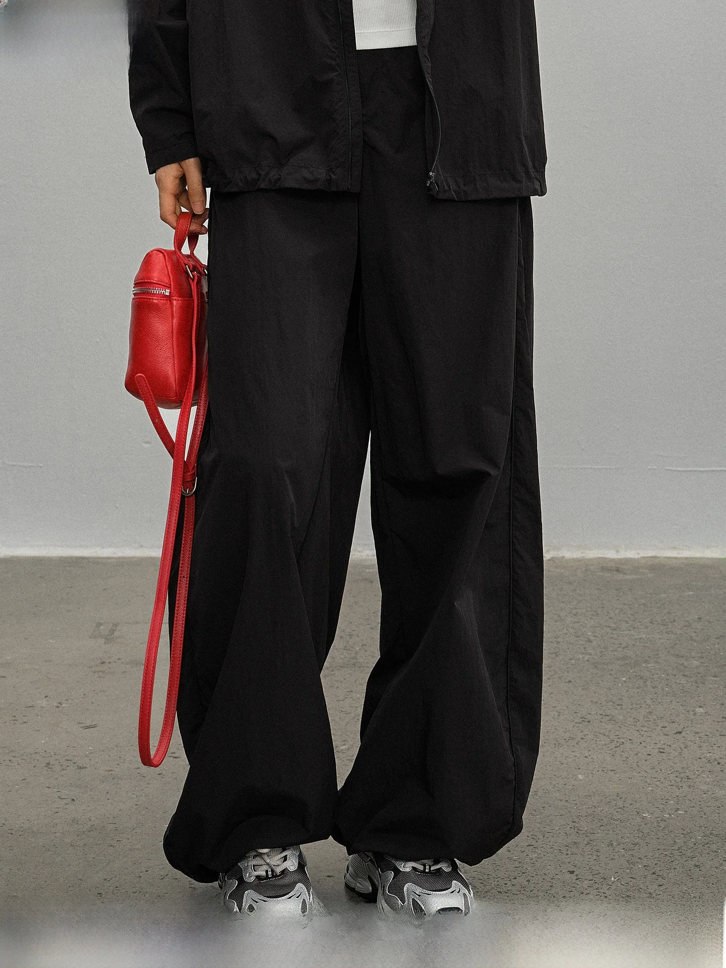 

Весна 2026: Новинка! Модные женские повседневные брюки с высокой талией, прямого кроя, для активного отдыха, свободные, однотонные.