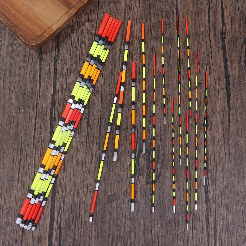 10 قطعة/الوحدة لافتة للنظر الصيد تعويم الانجراف الذيل الصيد تعويم العلوي DIY بها بنفسك الجوف جريئة ذيول يطفو العوامة معالجة الإكسسوارات