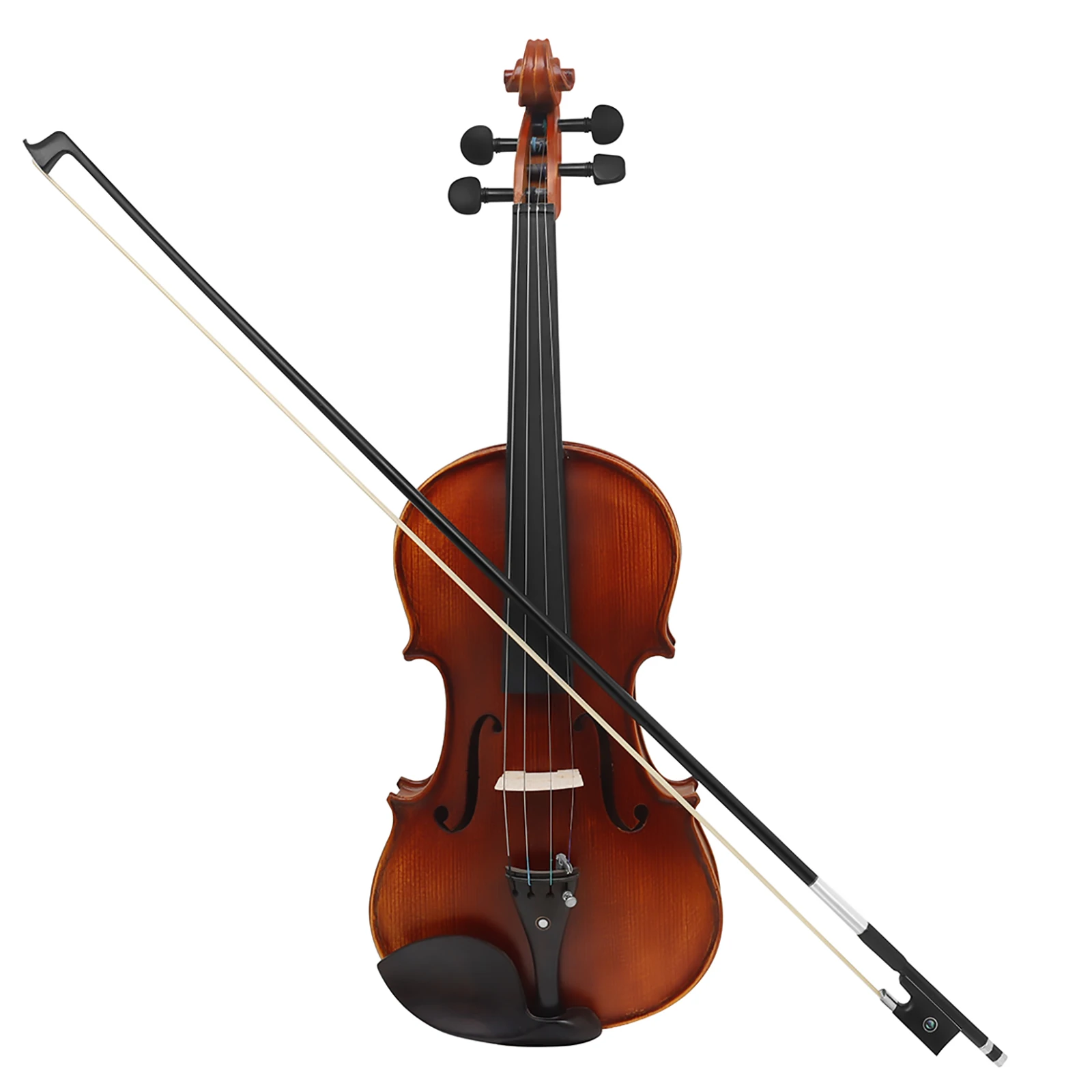IRIN 4/4 Violin Bow Composite Carbon Fiber Pure Horsetail Fiddle Bow Silver Wire Wound Stringed Instrument Parts & Accessories