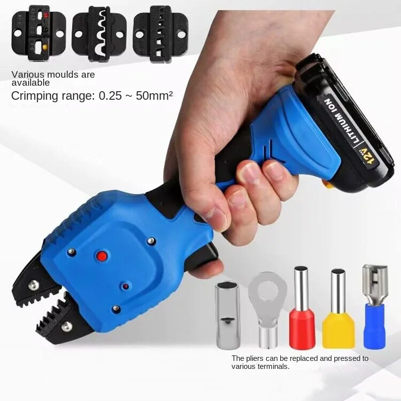 

Zc-B50Km Battery-Powered Crimping Pliers for Insulated Tubes and Bare Terminals-Electric Cold Crimping Pliers