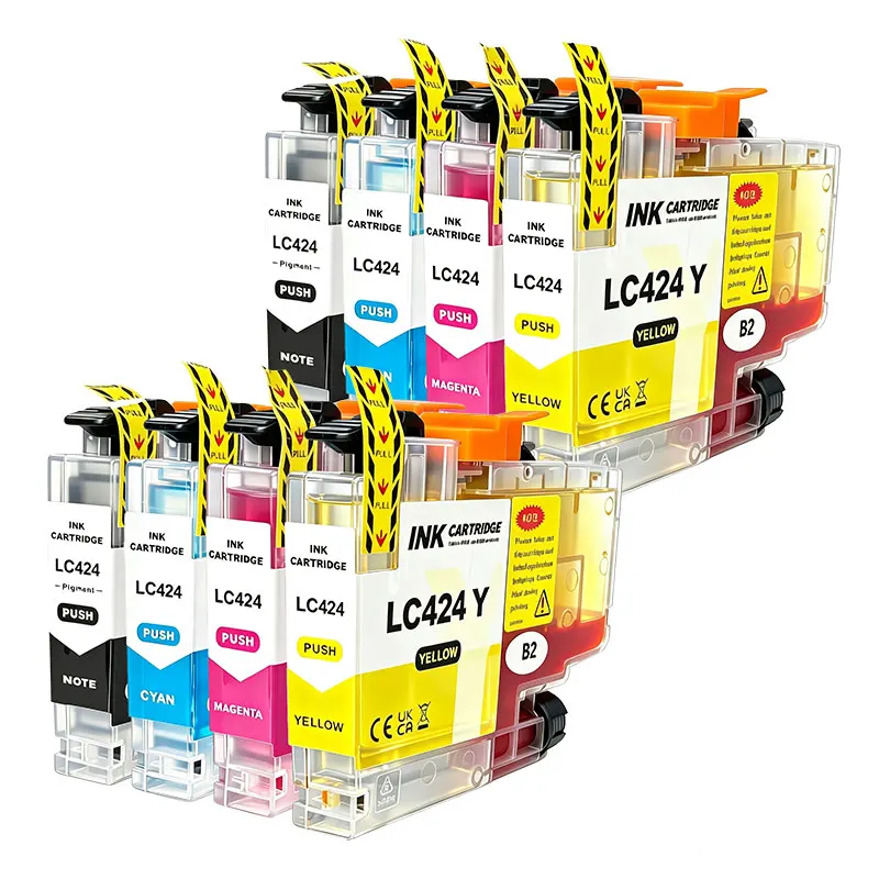 ROYEK LC424 LC 424 Ink Cartridge For Brother Compatible Inkjet DCP-J1200W DCP Printer 1