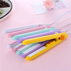 Mini Plancha De Cabello Portable Hair Straightener Mini Hair Straightening Curling Flat Iron Fast Heating Hair Styling Tools