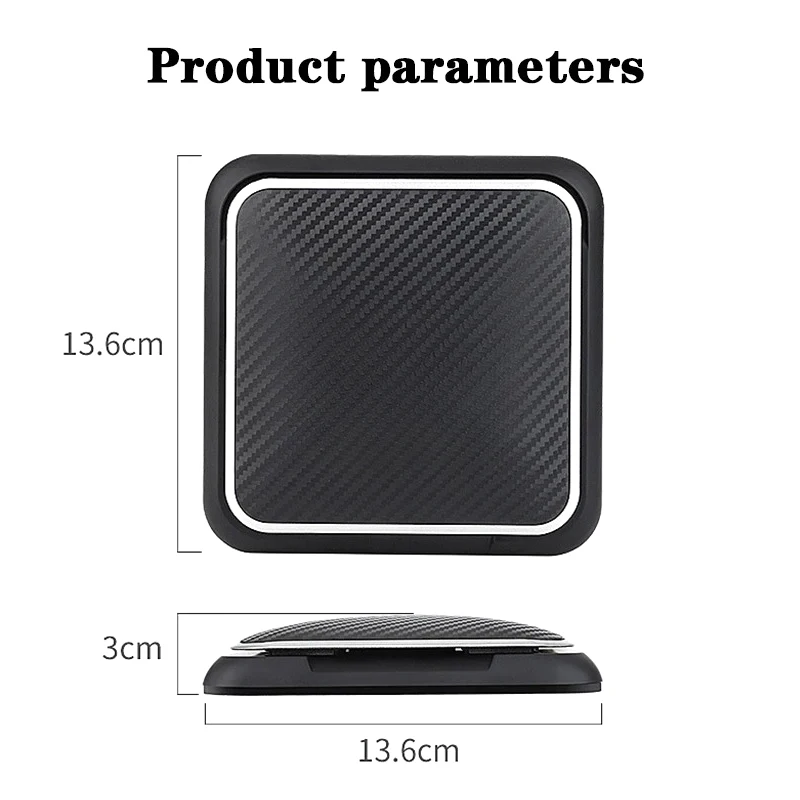 Support de téléphone de voiture universel Prada Board, support de téléphone réutilisable amélioré pour voiture, tampon antidérapant, support de téléphone en polymères, réglable