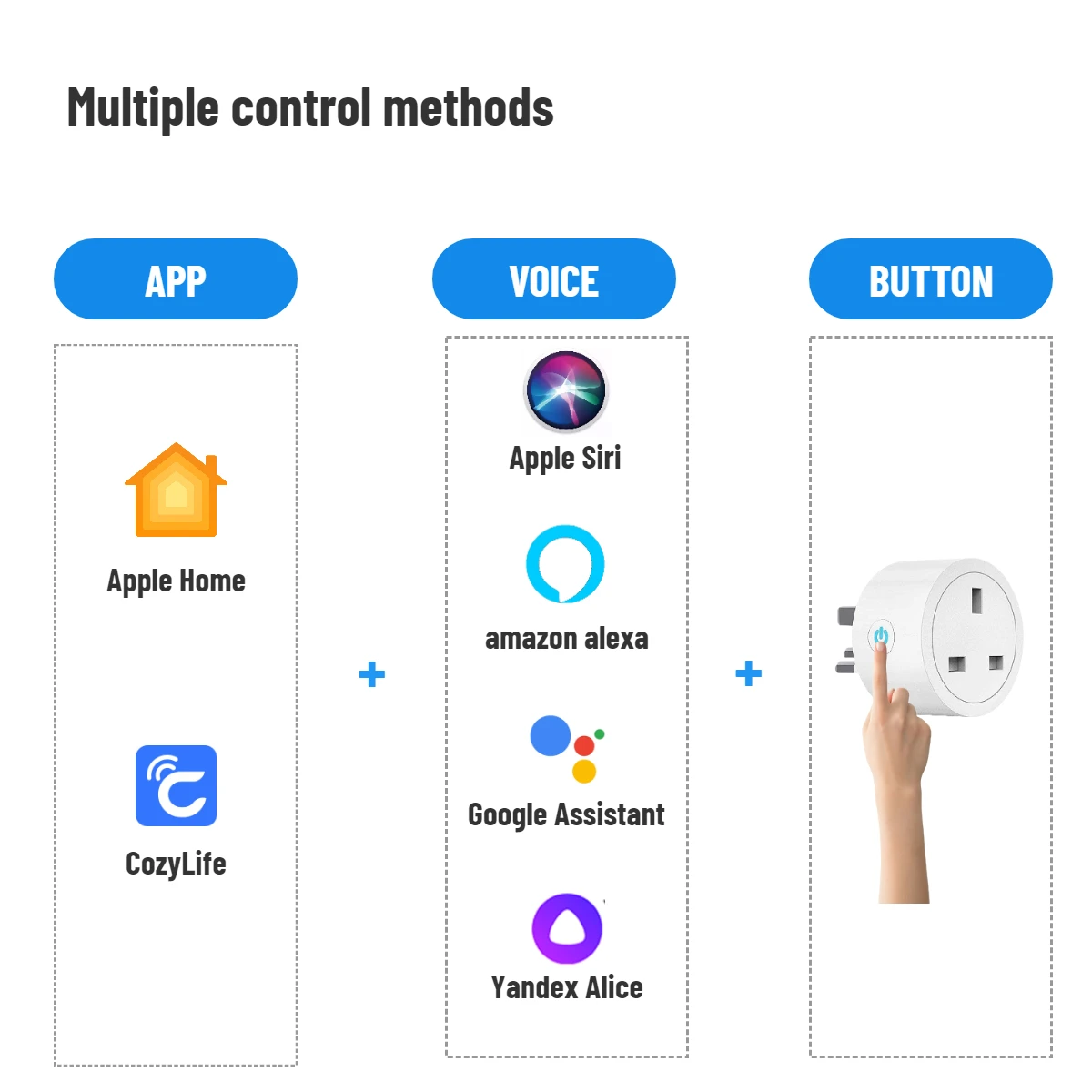 Imagem -05 - Homekit uk Plug com Monitoramento de Energia wi fi sem Fio Inteligente Soquete 16a App Remoto Temporizador Tomada Funciona com Alexa Casa do Google Peças