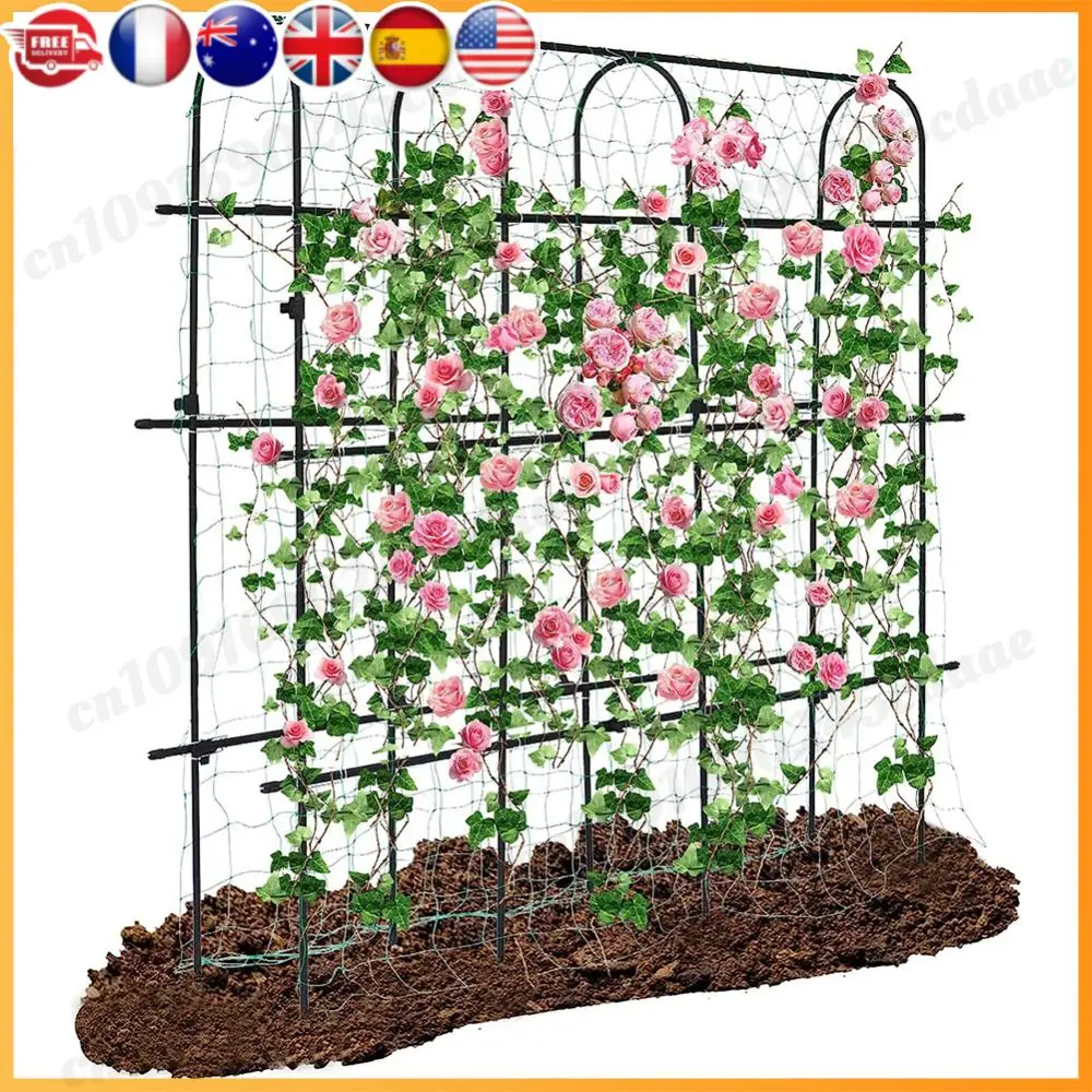 

Garden Cucumber Trellis Large Metal Trellis Detachable Outdoor U-Frame Trellis Vegetable Trellis for Climbing Plants Outdoors