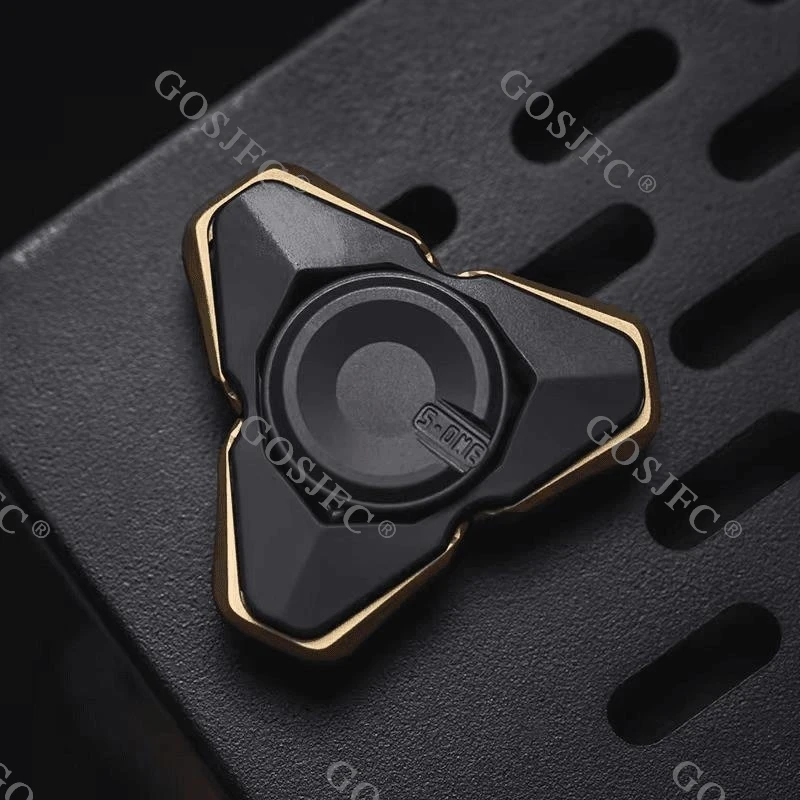 S ONE QS フィジェットスピナー三つ葉音叉フィジェットおもちゃ大人のためのストレスリリーフおもちゃジャイロ