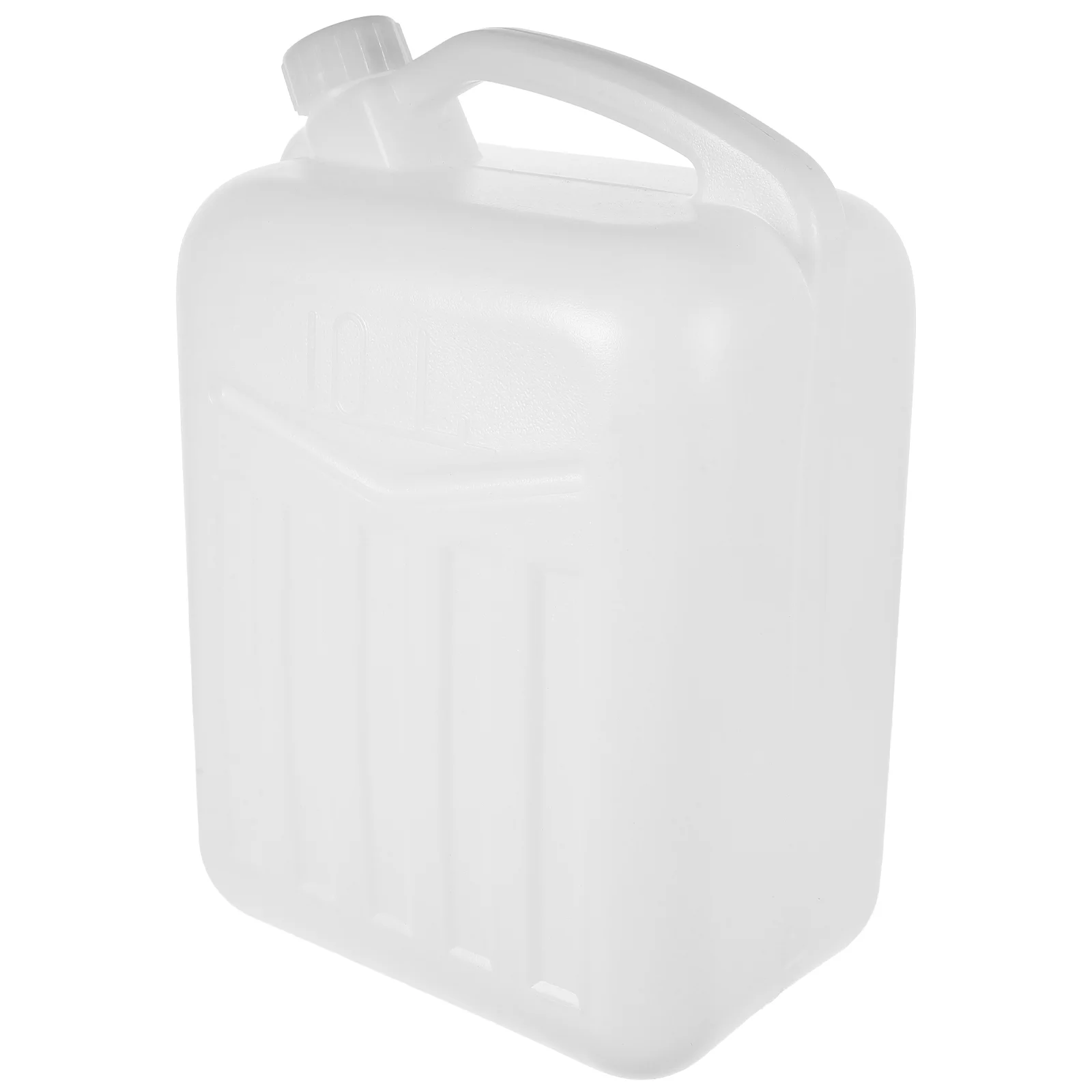 

Mini Water Bottles Food Grade Plastic Bucket Storage 10 Liters 20 Pounds Thickened Camping Jug White Emergency Tank Child