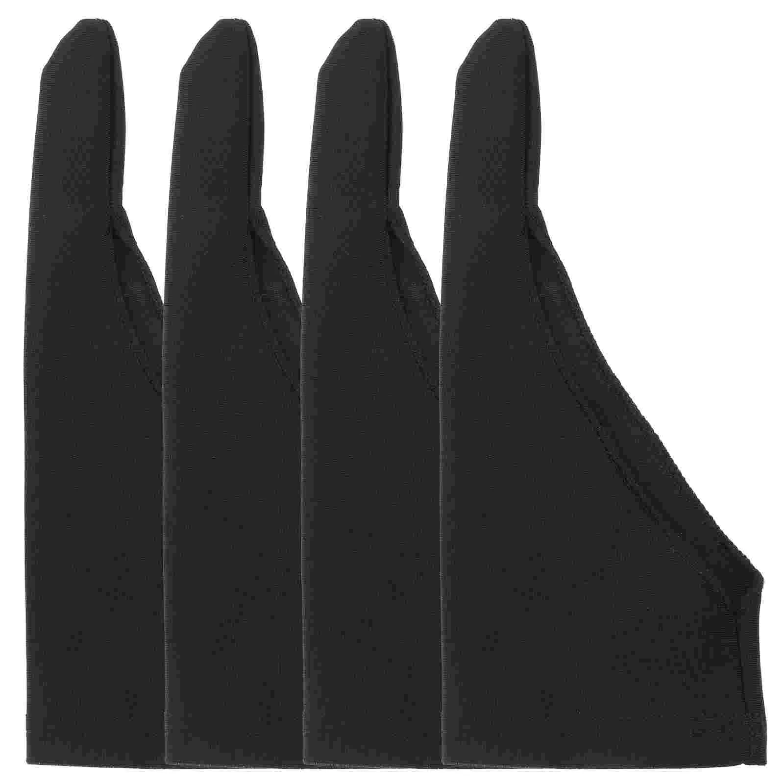 4 Pcs Anti-sweat Finger Cots Gloves Nail Biting Prevention Thumb Guard for Touch Cloth Stop