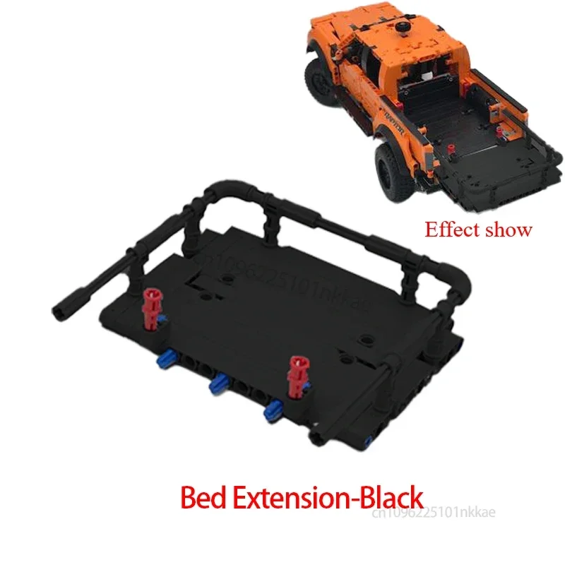 F-150 Raptor Auto Trailer Technische Trekhaak Kraan Platform Hardtop Bumper Imperiaal Bouwstenen 42126 MOD Bricks Montageset