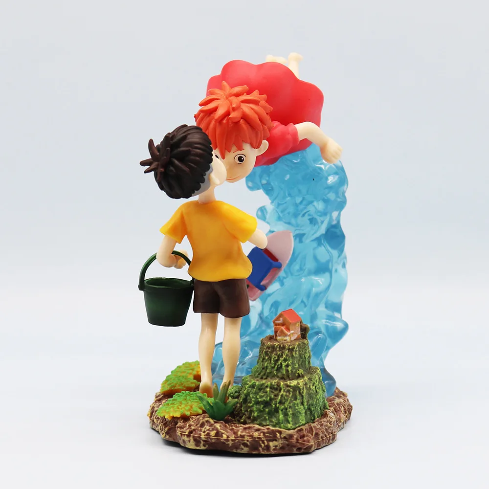 Ponyo On The Cliff Figure Ponyo Sousky Seagal Figure Pvc Gk Statue Anime Action Figurine 15cm Model Doll Collection Toy Kid Gift
