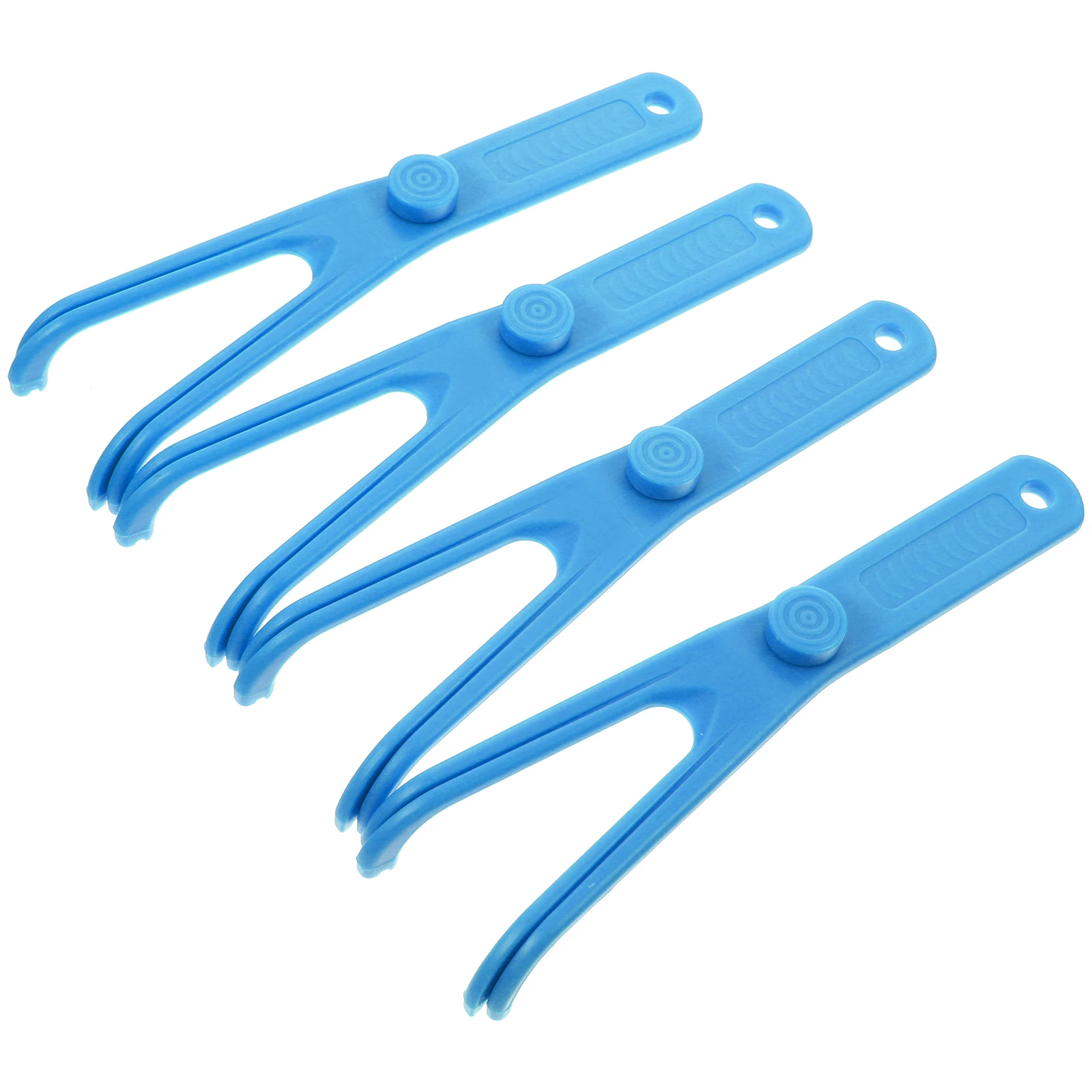 

4Pcs Reusable Floss Holder Y Shape Handle Dental Picks for Teeth Cleaning Easy Storage Hook Braces Flossers Threaders Supply