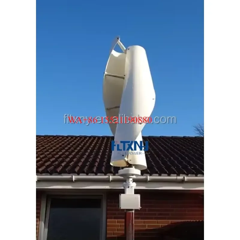 WMWMNU for 1KW 5KW 10KW Small Vertical Wind Turbine Natural Renewable Free Energy Power Hybrid Windmill System
