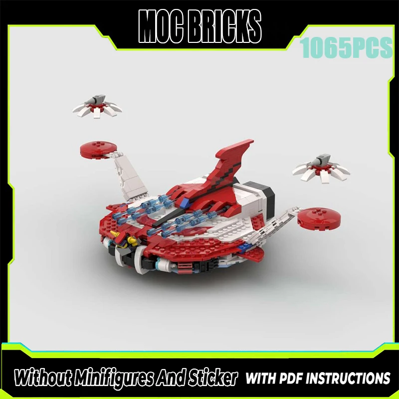 

Exquisite new product MOC building block model UFO robot Grandizo technology modular children's toy DIY assembly set