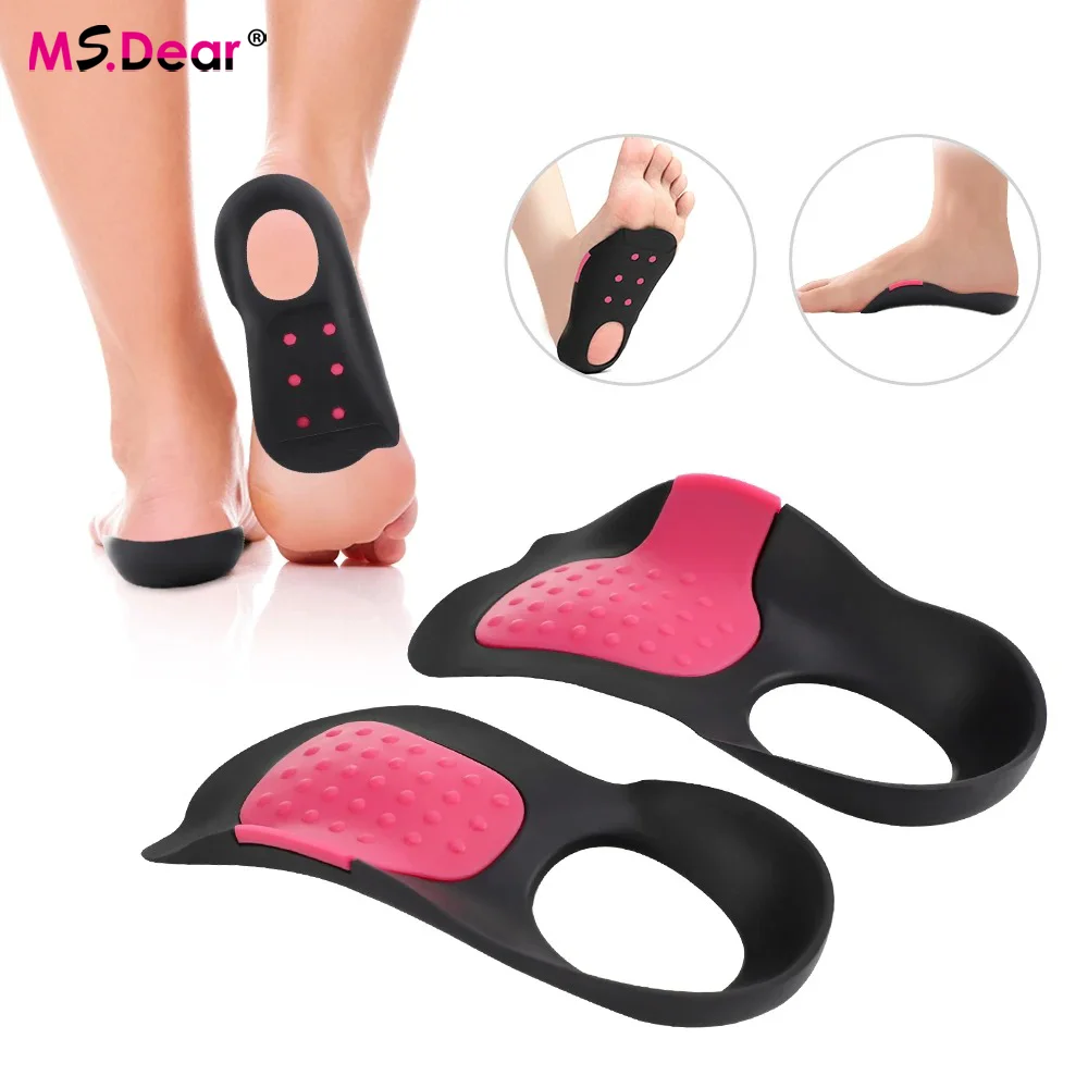 High Arch Support Insoles Non-Slip Plantar Support Pad Shock-Absorbing Foot Pads for Flat Feet And Fallen Arches