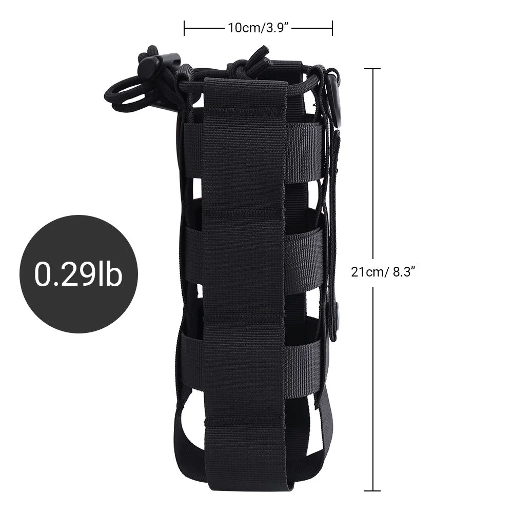 Adjustable Water Bottle Holder Pouch Outdoor Sports Kettle Holder Bag up to 2000ml Bottle for Camping Fishing Hiking - Image 5