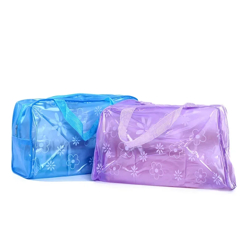 Transparent Cosmetic Bag PVC Women Zipper Clear Makeup Bags Beauty Case Travel Make Up Organizer Storage Bath Toiletry Wash Bag