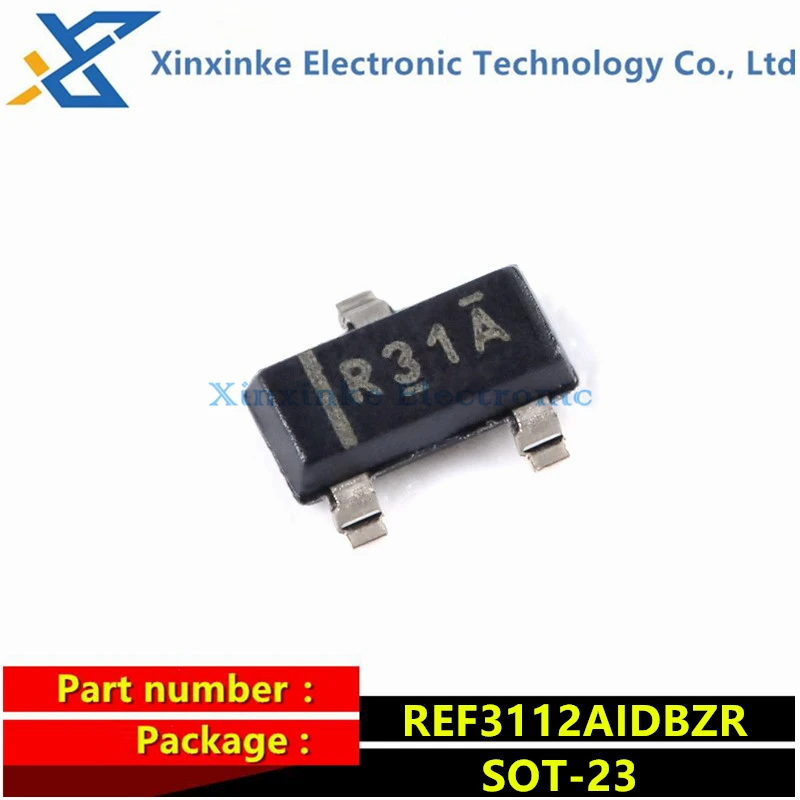 

5PCS REF3112AIDBZR Mark:R31A SOT-23-3 Voltage References 20ppm/DegC 100uA Series Power Management ICs Brand New Original