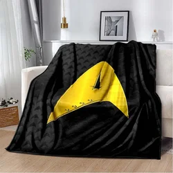 Movies S-Star Trek Logo Flannel Soft Warm Blanket Retro Blanket Bed Bedroom Living Room Sofa Travel Picnic Blanket Birthday Gift