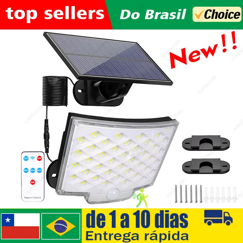 

F160 Split Solar Wall Light with Remote,Motion Sensor Light Outdoor Garden Street Lamp Emergency Wall Lamp Garden Decoration