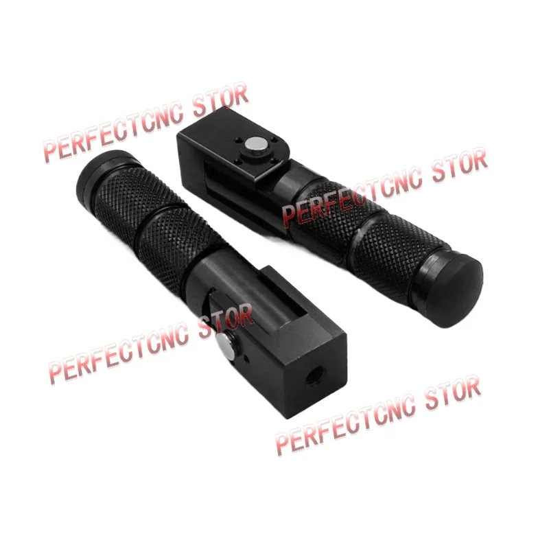 Motorcycle Footpegs CNC Aluminum Motor Bike Universal Folding Footrests Foot Pegs Premium Rear Foot Pedals for ATV UTV Go Kart