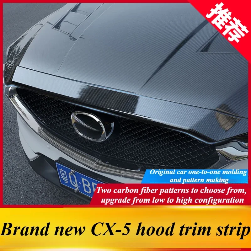

Подходит для Mazda CX-5 2017-2023 гг., передняя крышка капота автомобиля, решетка, декоративные аксессуары для стайлинга, внешний спорт