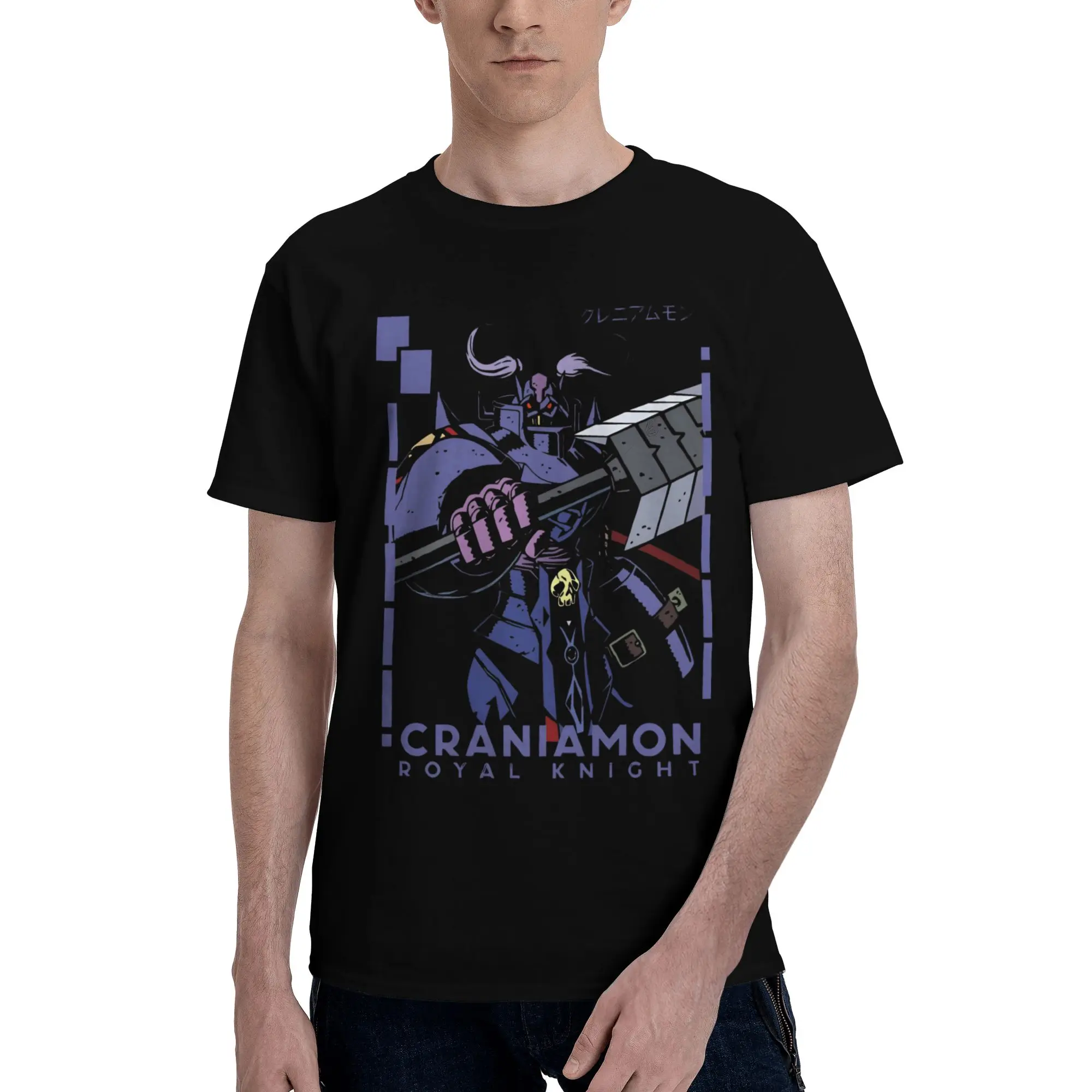 Digimon 23 Funny 100% Cotton T-Shirt Bandai Tees Tops For Men
