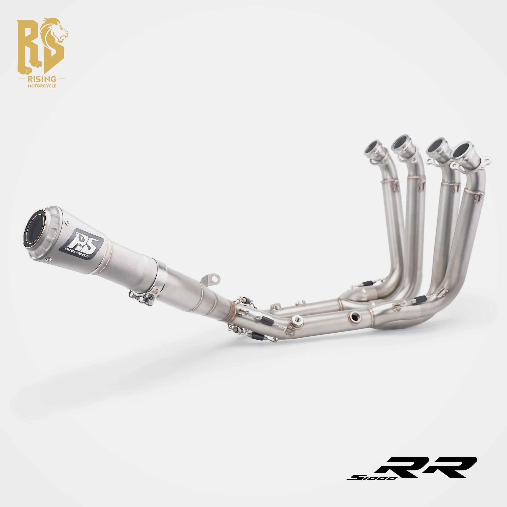 Sistema de escape completo para BMW S1000R S1000RR M1000RR M1000R 2019-2026, colectores de escape, tubo delantero, kit completo para motocicleta de calle