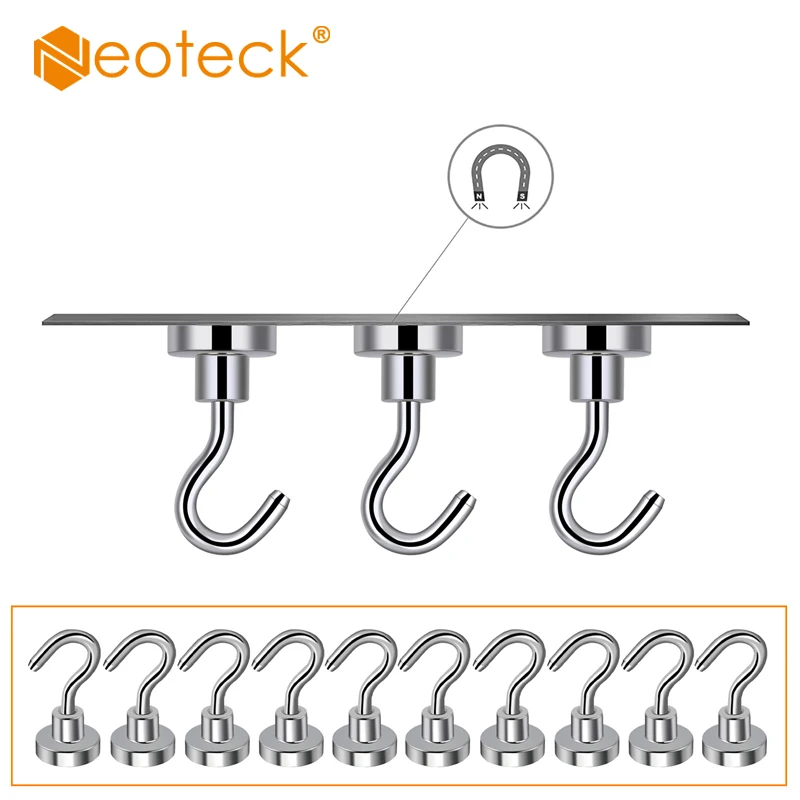 Neoteck 10 шт. мощные магнитные крючки настенная вешалка крючок сверхмощный магнитный подвесной крючок 16 мм для домашней кухни организация хранения Neoteck 10 шт. мощные магнитные крючки настенная вешалка крючок сверхмощный магнитный подвесной крючок 16 мм для домашней кухни организация хранения