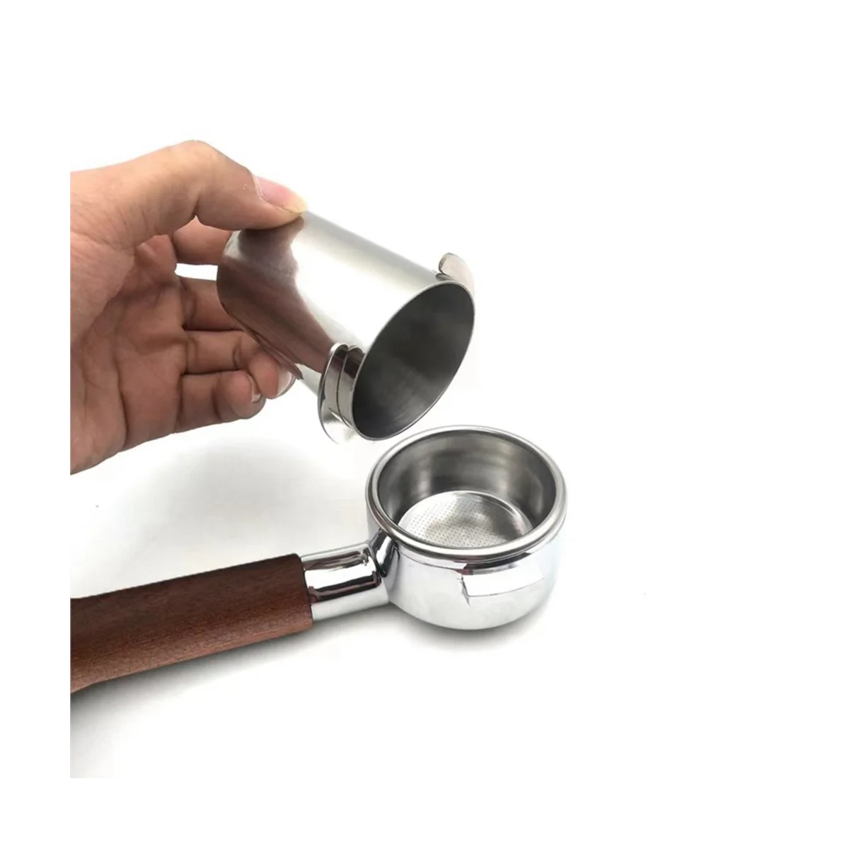 Taza de dosis de café de 51Mm para máquina de café expreso, taza de dosis de café de acero inoxidable resistente, accesorios para juego de café