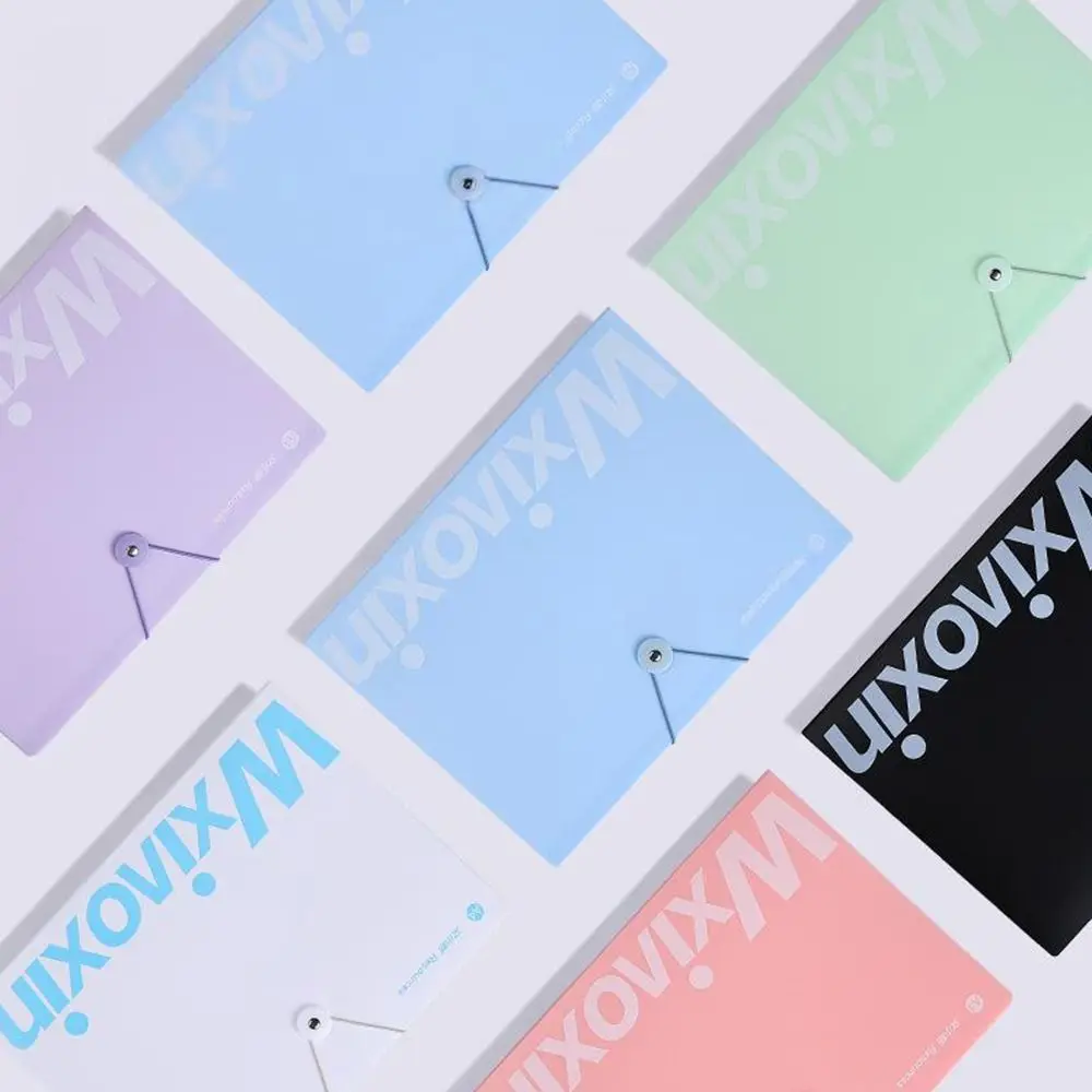 Gifts Transparent Insert Folder A4 Large capacity Classification File Folders Portable Student Test Paper Storage Bag