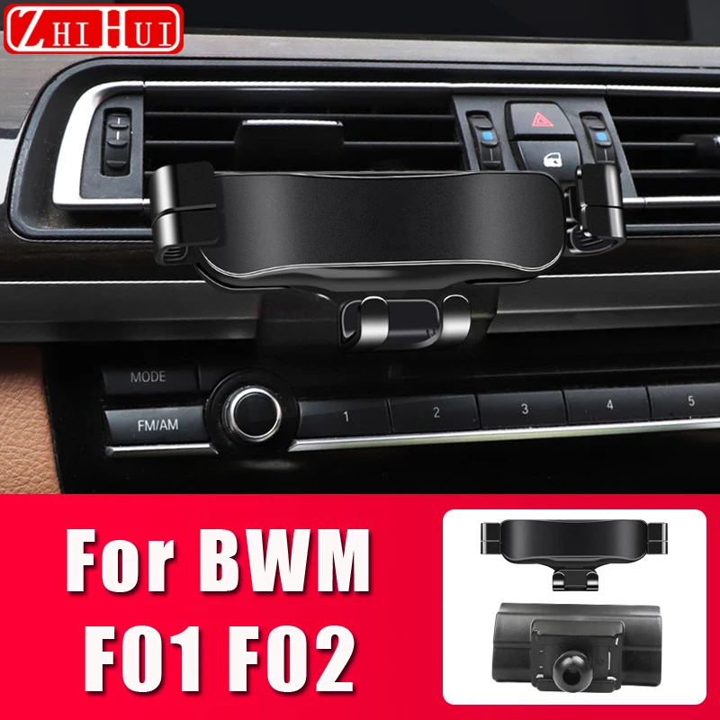 

Car Styling Mobile Phone Holder For BMW F01 F02 7 Series 2008-2012 Air Vent Mount Bracket Gravity Phone Holder Accessories