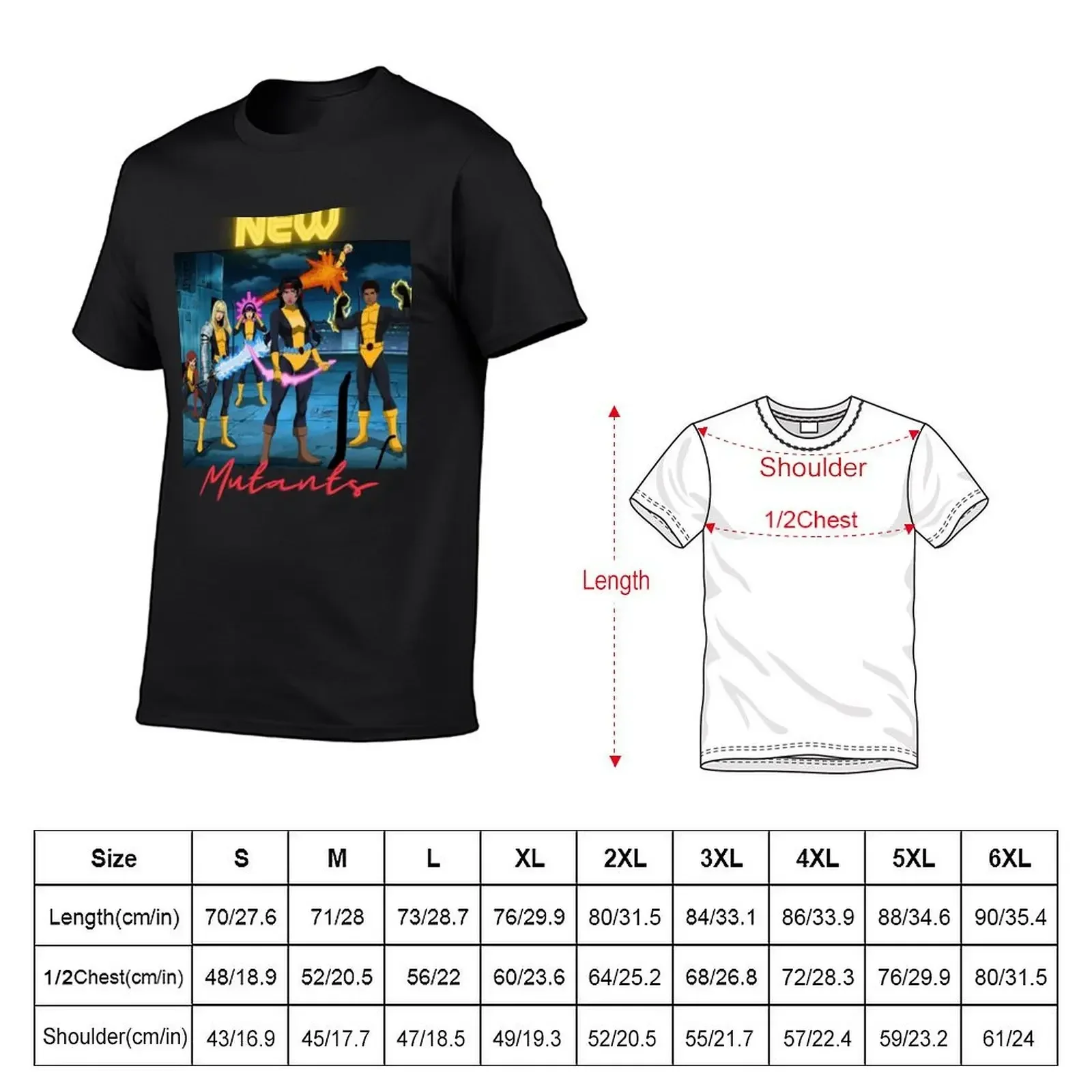 The New Mutants T-Shirt shirts graphic plus size tops T-shirts for men cotton