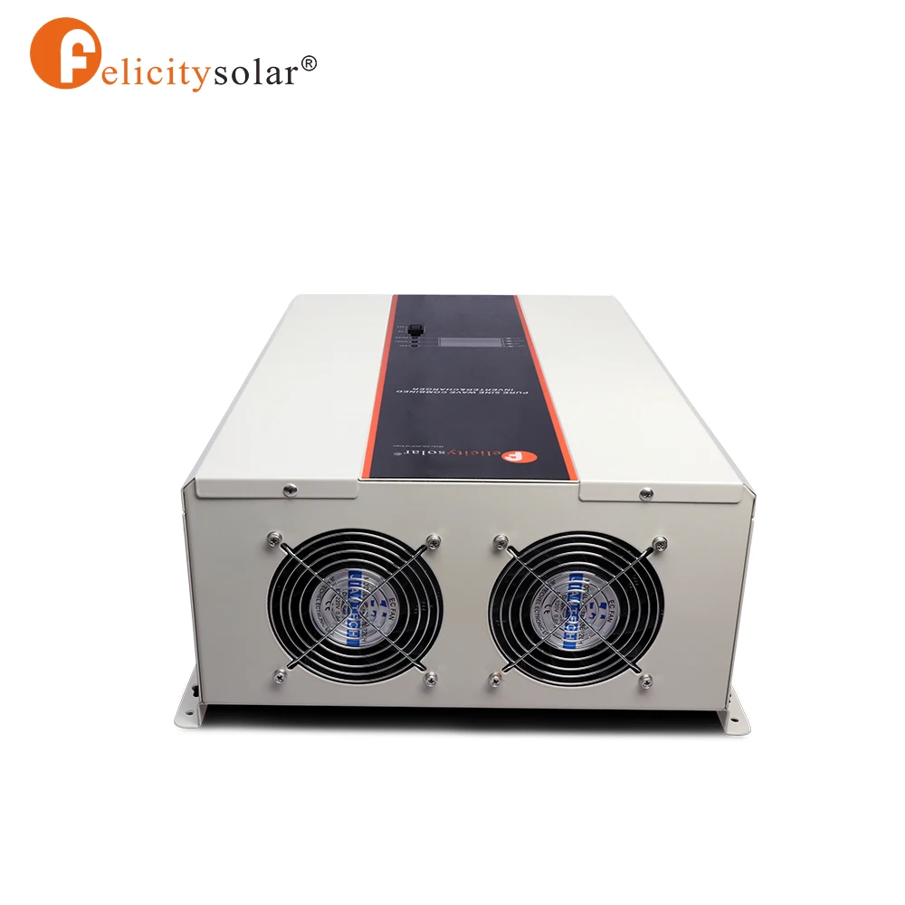 Felicity Solar 48V 220V 10KVA Pure Sine Wave 8000w Hybrid MPPT  Inverter Built In  CONTROLLER