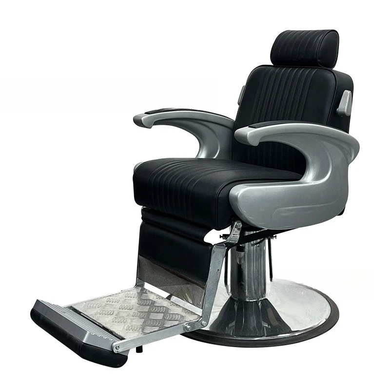 

Men's retro oil head hair salon chair barber shop hair salon special reclining shaving