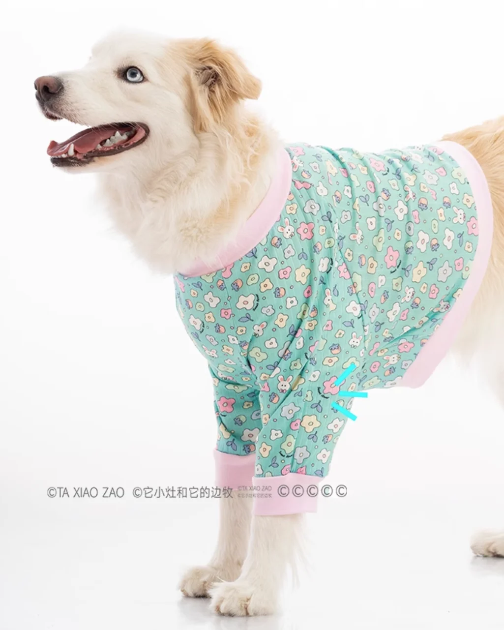 Big Dog Clothing Summer Large Dog T-shirt, Labrador, Golden Retriever, Border Collie Dog Clothes, Short