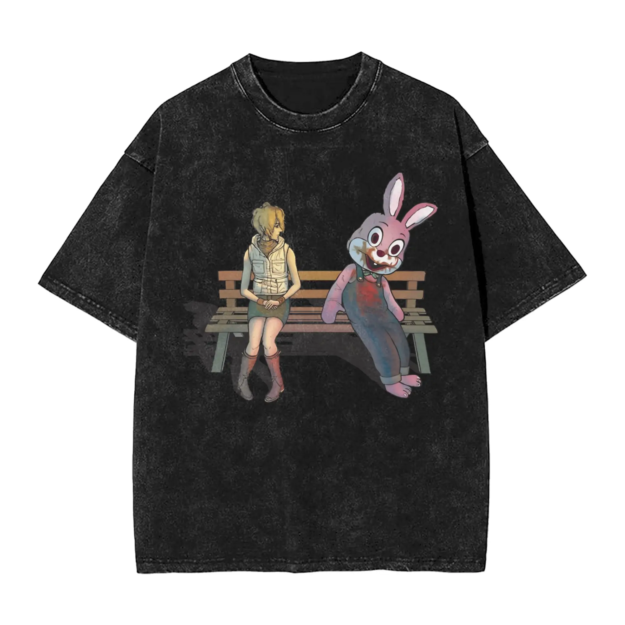 

Мужские дизайнерские футболки Silent Hill 3, одежда, пляжная винтажная футболка с короткими рукавами и круглым вырезом, повседневная футболка в стиле Харадзюку, оптовая продажа