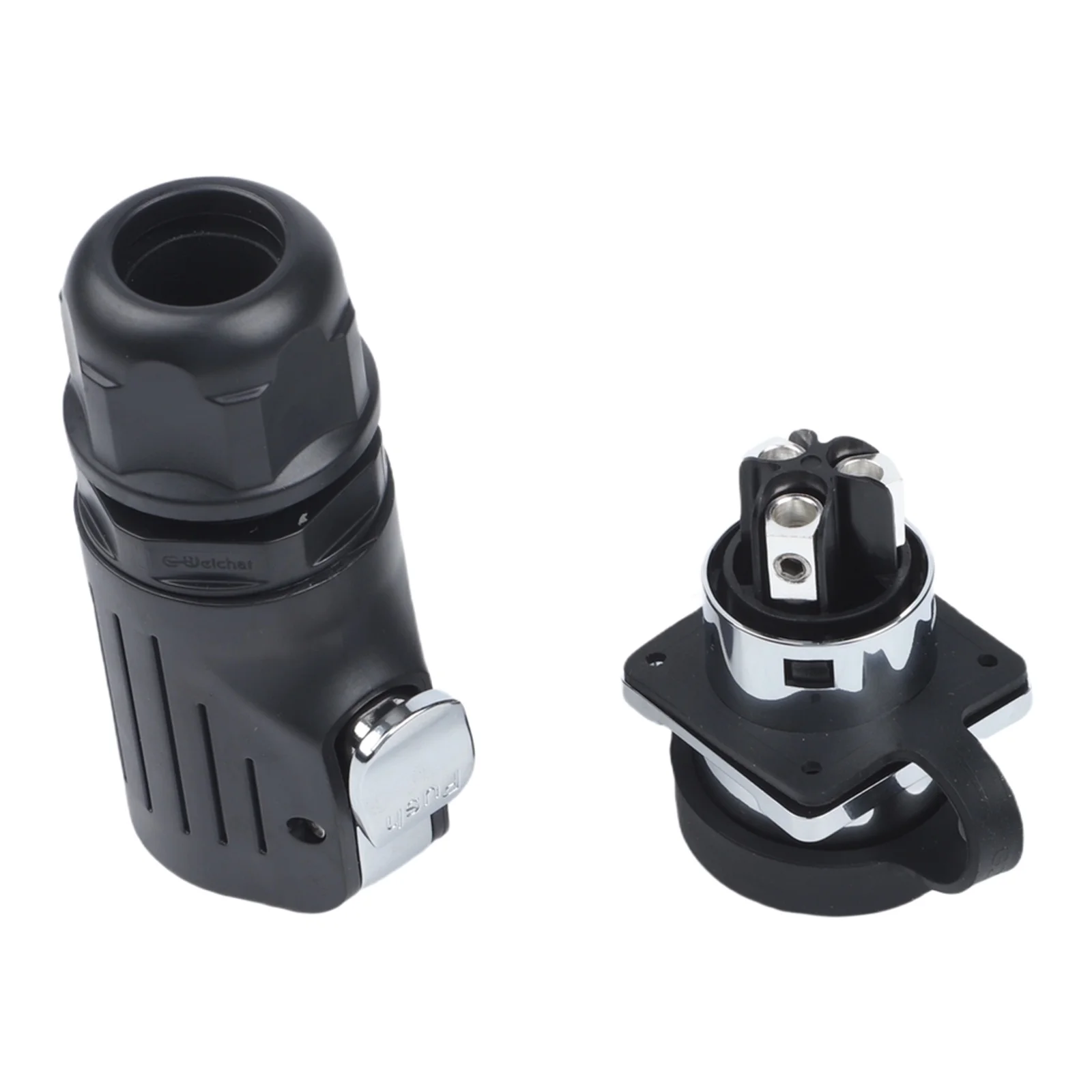 50A LP28 Circular Connector 2P3P Waterproof with Screw in Design and IP68 Protection for Industrial and Aviation Equipment