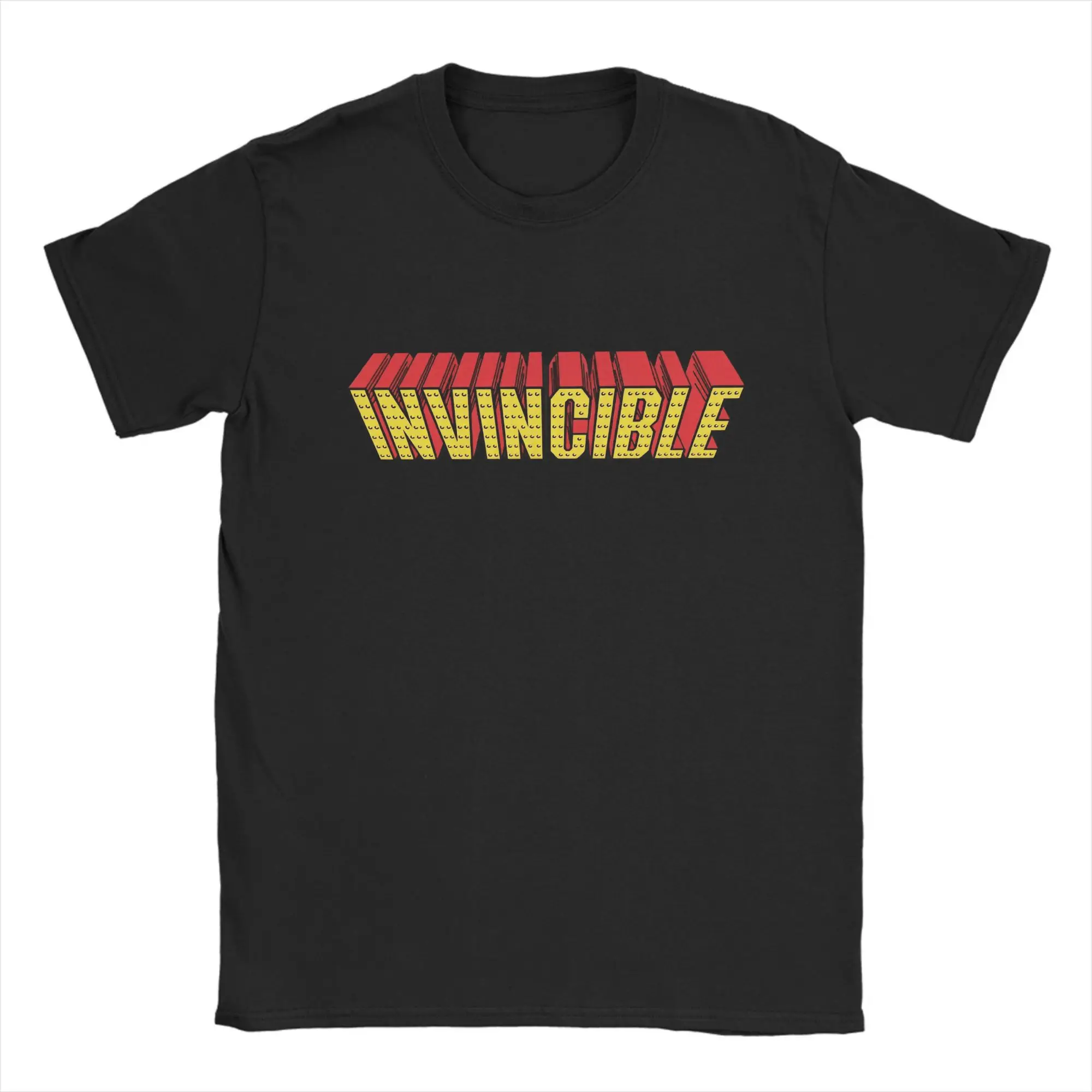 

Invincible Comic Logo T-Shirt Beach 100% Cotton T-Shirts For Men Trending Casual Tshirt Short Sleeve Vintage Clothes