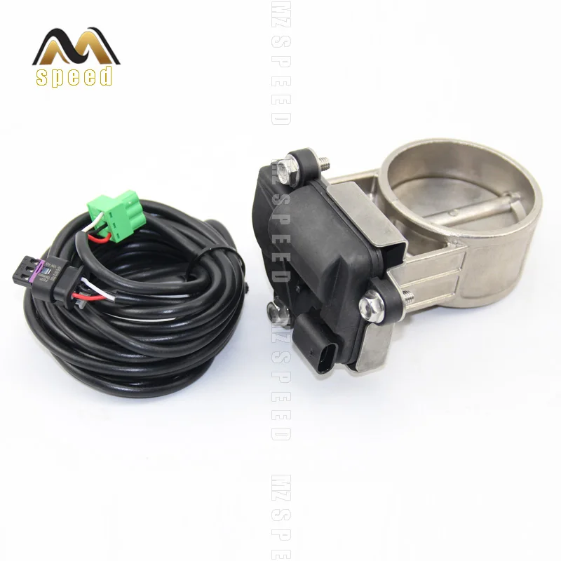 Car attachment Electric exhaust valve 63mm 76mm tailpipe muffler modified for exhaust pipe sound wave regulation