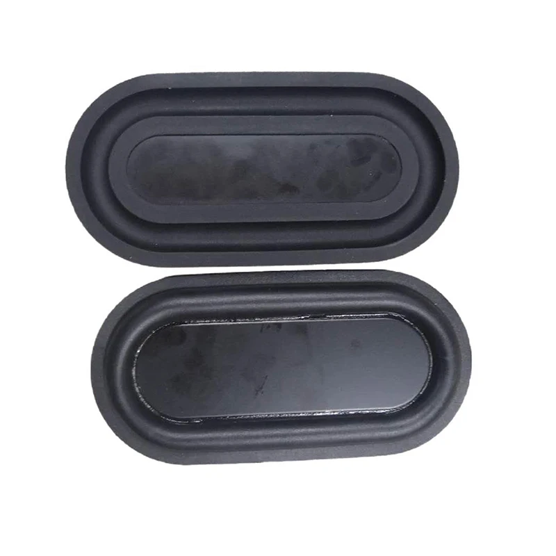 1pc Oval Shape Bass Diaphragm Rubber DIY Speaker Plate Passive Radiator Auxiliary Bass Vibration Plates 58mmx120mm