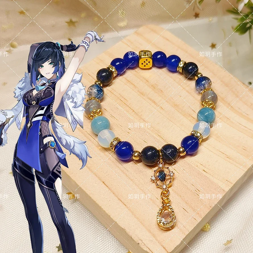 

Game Genshin Impact Yelan Cosplay bracelet Role parity game cute Ambitus Anime